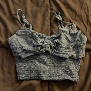 Cropped diary printed tank top by American eagle